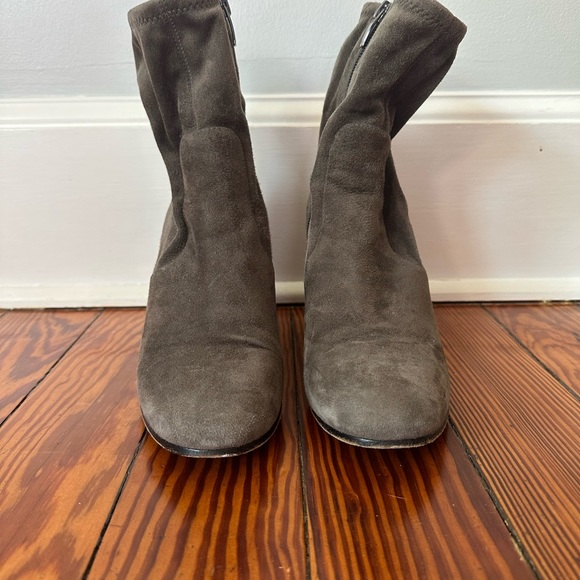 VIA SPIGA GRAY SUEDE BOOTIES - Picture 2 of 4
